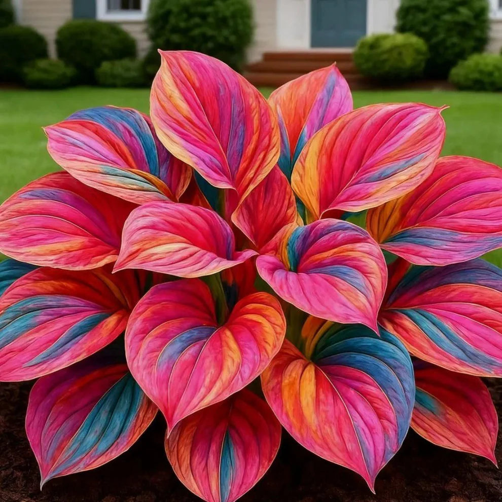 💝Rare Heirloom Giant Black Red Hosta Seeds