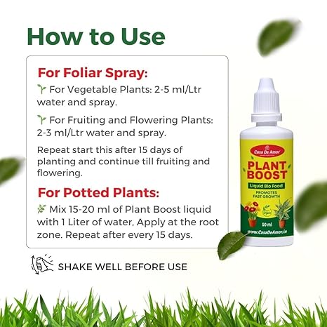 Plant Boost Liquid Biofertilizer for All Crops,Organic