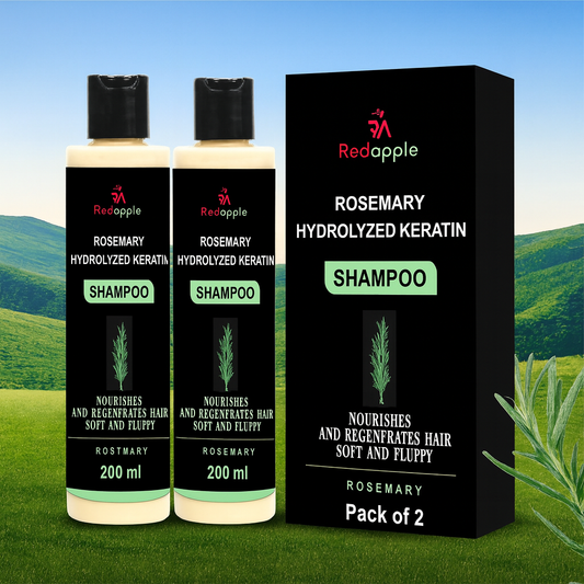 Rosemary Hydrolyzed Keratin Shampoo 200 ml Pack of 2