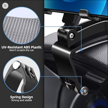 Universal 360° Car Mobile Holder – Multi-Mount Design